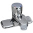 4" SCOT Metering Centerset Single Handle Bathroom Faucet (Chrome) 