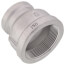 T304 2" x 1-1/4" Stainless Steel Reducer Coupling