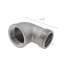 T304 2" Stainless Steel 90-Degree Street Elbow