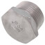 T304 1" Stainless Steel Hex Head Plug