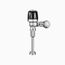 G2 OPTIMA PLUS 8186-1 Stadium Flush Flushometer,