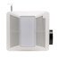 bathfan Simple 80L Quiet Bath Exhaust Fan w. LED Light, 4" Duct - 80 CFM