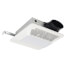 bathfan Simple 80L Quiet Bath Exhaust Fan w. LED Light, 4" Duct - 80 CFM