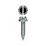 #10 X 1" Slotted Hex Washer Head Metal Piercing Screws (100 pieces)