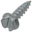 #10 X 3/4" Slotted Hex Washer Head Metal Piercing Screws (100 pieces)