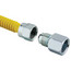 1/2" Male NPT x 1/2" Female NPT Gas Connector (18" Long)