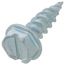 #7 x 1/2" Slotted Hex Washer Head Metal Piercing Screws (100 pieces)