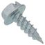 #7 x 1/2" Slotted Hex Washer Head Metal Piercing Screws (1,000 Piece Tuff Pail)