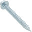 #8 x 1-1/2" Slotted Hex Washer Head Metal Piercing Screw (Pack of 100)