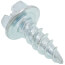#8 x 1/2" Slotted Hex Washer Head Metal Piercing Screw (Pack of 100)