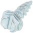 #8 x 1/2" Slotted Hex Washer Head Metal Piercing Screw (Pack of 100)