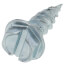 #8 x 1/2" Slotted Hex Washer Head Metal Piercing Screw Tuff Pail (Pack of 1000)