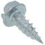 #8 x 1/2" Slotted Hex Washer Head Metal Piercing Screw Tuff Pail (Pack of 1000)