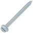 #8 x 2" Slotted Hex Washer Head Metal Piercing Screw (Pack of 100)