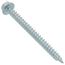#8 x 2" Slotted Hex Washer Head Metal Piercing Screw (Pack of 100)
