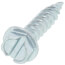 #8 x 3/4" Slotted Hex Washer Head Metal Piercing Screw (Pack of 100)