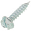 #8 x 3/4" Slotted Hex Washer Head Metal Piercing Screw Tuff Pail (Pack of 1000)