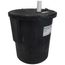 1/3 HP Model S37 Assembled Sump Kit - 18" x 22" Basin w/ Cover - 10 ft Cord