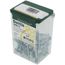 #8 x 1-1/2" White Slotted Hex Washer Head Register Screw (Pack of 100)