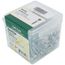 #8 x 1-1/2" White Slotted Hex Washer Head Register Screw Tuff Pack (Pack of 300)