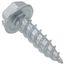 #10 X 3/4" Slotted Hex Washer Head Metal Piercing Screws (500 Piece Tuff Pack)