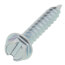 #8 x 1" Slotted Hex Washer Head Metal Piercing Screw Tuff Pack (Pack of 500)