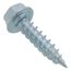 #8 x 3/4" Slotted Hex Washer Head Metal Piercing Screw Tuff Pack (Pack of 500)