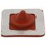 1/8" to 3/4" Square Mini Standard Master Flash for Solar & Electric Applications, Model Mini (Red High Temperature Silicone)