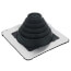Closed to 2-3/4" Square Standard Master Flash for Metal Roofs, Model #1 (Black EPDM)