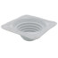 Closed to 5-3/4" Square Standard Master Flash for Metal Roofs, Model #3 (Gray EPDM)