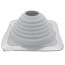 2-3/4" to 7" Square Standard Master Flash for Metal Roofs, Model #4 (Gray EPDM)