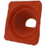 4" to 8-1/4" Square Standard Master Flash for Metal Roofs, Model #5 (Red High Temperature Silicone)