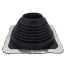 4-3/4" to 10" Square Standard Master Flash for Metal Roofs, Model #6 (Black EPDM)
