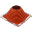 4-3/4" to 10" Square Standard Master Flash for Metal Roofs, Model #6 (Red High Temperature Silicone)