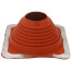 4-3/4" to 10" Square Standard Master Flash for Metal Roofs, Model #6 (Red High Temperature Silicone)