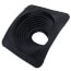 6" to 11" Square Standard Master Flash for Metal Roofs, Model #7 (Black EPDM)