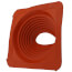 6" to 11" Square Standard Master Flash for Metal Roofs, Model #7 (Red High Temperature Silicone)