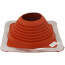 6" to 11" Square Standard Master Flash for Metal Roofs, Model #7 (Red High Temperature Silicone)