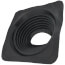 6-3/4" to 12" Square Standard Master Flash for Metal Roofs, Model #8 (Black EPDM)