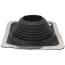 6-3/4" to 12" Square Standard Master Flash for Metal Roofs, Model #8 (Black EPDM)