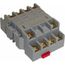 Relay Socket, Harmony 8501R, 14 pins, double tiered screw clamp terminals, DIN rail/panel mount, 10A, 300V AC, 8501NR34