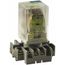 11 Pins, 600 VAC, 5, 10 and 15 Amp, Octal Relay Socket DIN Rail Mount, Panel Mount, 1 Tier, Screw Clamp Terminal, 8501NR61