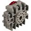 11 Pins, 300 VAC, 10 Amp (CSA) and 15 Amp (UL), Octal Relay Socket DIN Rail Mount, Panel Mount, 1 Tier, Screw Terminal, 8501NR61B