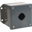 1 Hole, 30mm Hole Diameter, Steel Pushbutton Switch Enclosure 5-1/4" x 4.17" x 3.62", 1, 3, 13 NEMA Rated, 9001KYAF1
