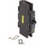 20 Amp, 240 VAC, 1 Pole, Panel Mount Miniature Circuit Breaker 14-2 AWG, QOU120HM