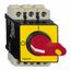 Switch Disconnector, Tesys Control, For On/Emergency Stop, 25A, For Mounting At Back Of An Enclosure, Vve0