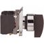 Selector Switch, 3 Positions, Momentary , Black Lever NEMA4X & 13, XB4BJ53