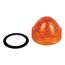 Round Pilot And Indicator Light Lens (Amber), 9001A9
