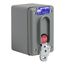 Momentary NC 1-Operator Projecting Push Button, Stop Legend, NEMA 4 Push-Button Control Station, 9001BW148