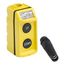 Momentary 8NO 2-Operator Flush Push Button, Up & Down Legend Pendant Control Station (Yellow), 9001BW98Y